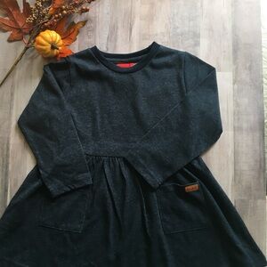 Elegant Black Kids Casual Dress